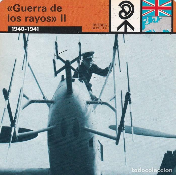 Cartoline: FICHA GUERRA SECRETA 344: GUERRA DE LOS RAYOS II. 1940-1941 - Varios