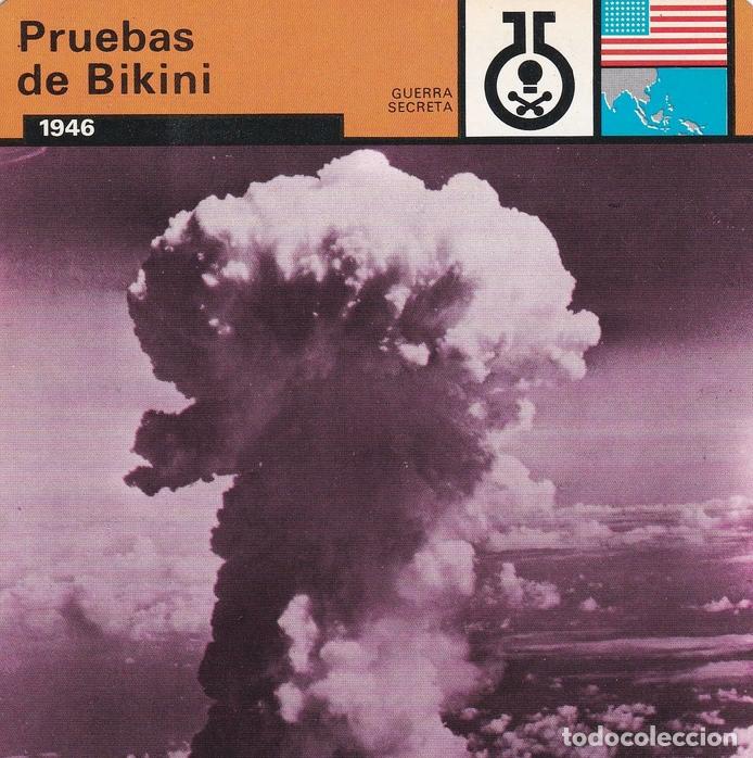 Cartoline: FICHA GUERRA SECRETA 370: PRUEBAS DE BIKINI. 1946 - Varios
