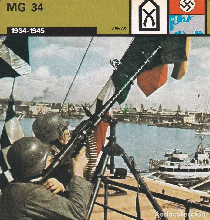 Cartoline: FICHA ARMAS 375: MG 34. 1934-1945 - Varios