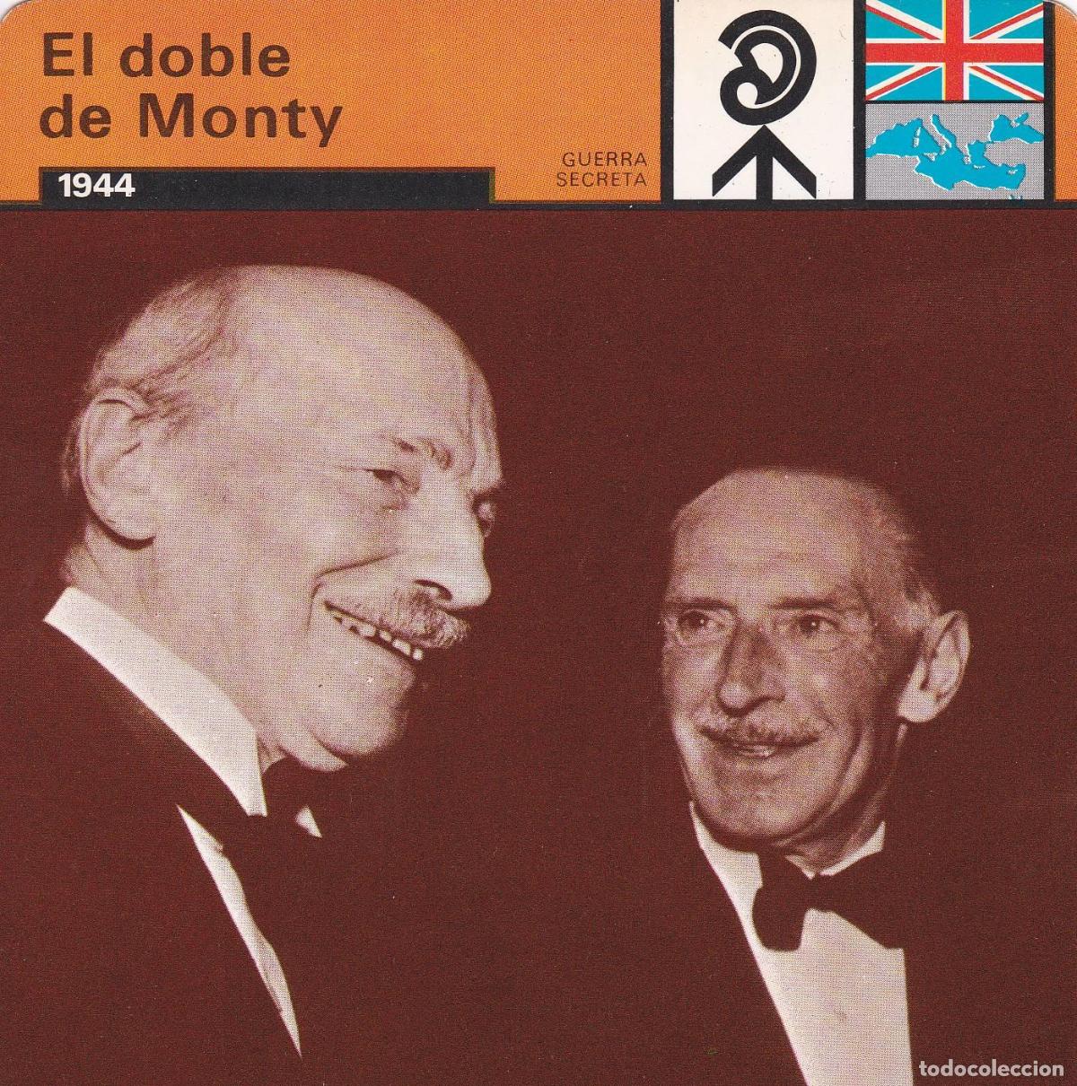 Cartes Postales: FICHA GUERRA SECRETA 348: EL DOBLE DE MONTY. 1944 - Varios