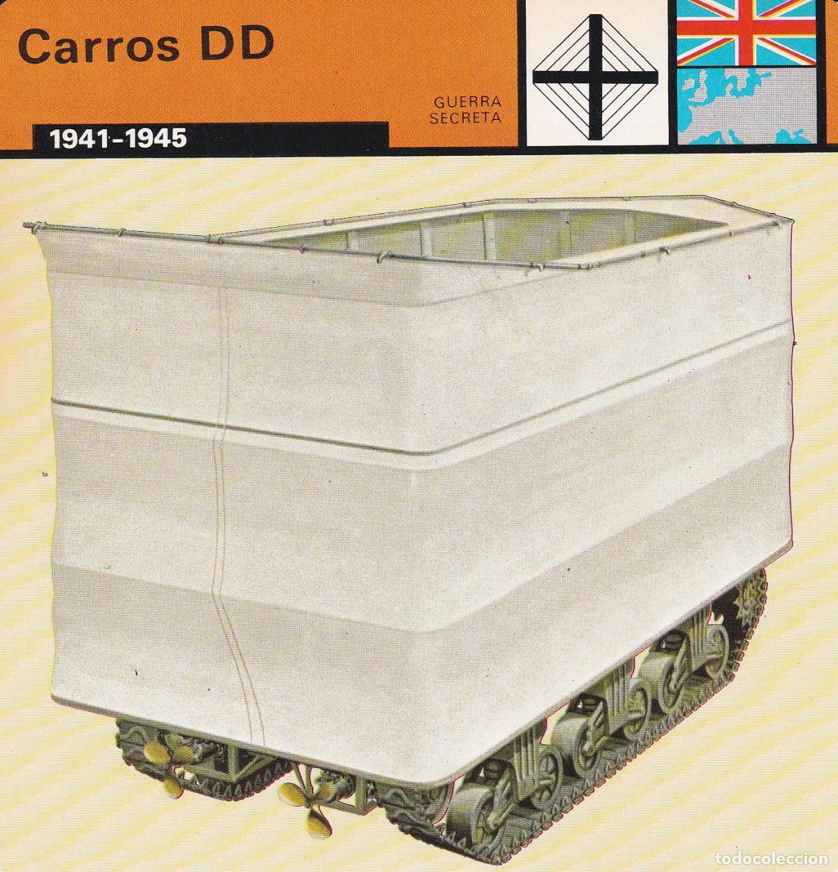Cartes Postales: FICHA GUERRA SECRETA 353: CARROS DD. 1941-1945 - Varios