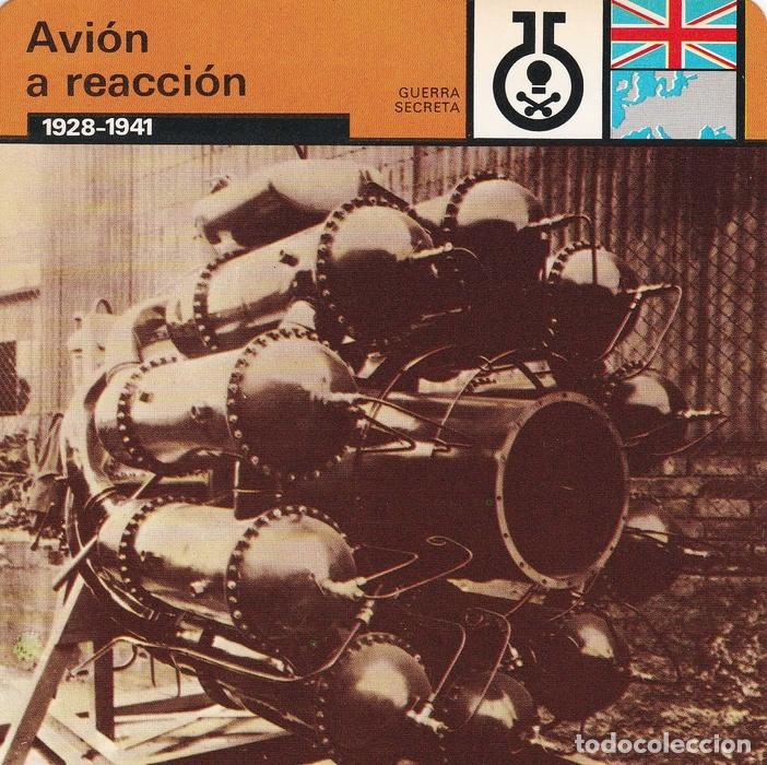 Postales: FICHA GUERRA SECRETA 358: AVION DE REACCION. 1928-1941 - Varios