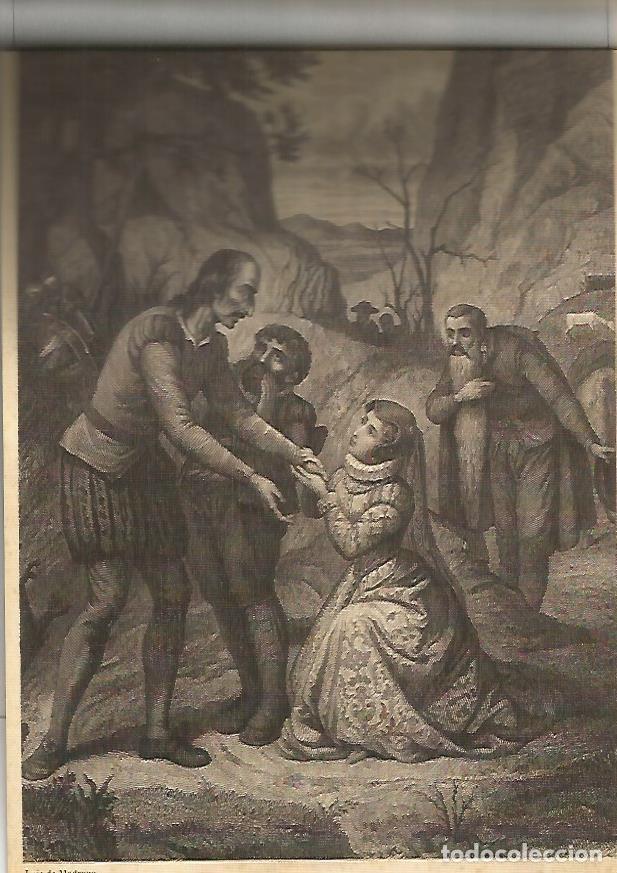 Postkarten: LAMINA 13015: Don Quijote y Dulcinea por Luis de Madrazo - Varios