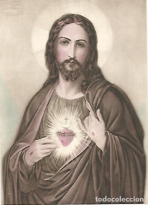 Postales: LAMINA 13045: Sagrado corazon de Jesus - Varios