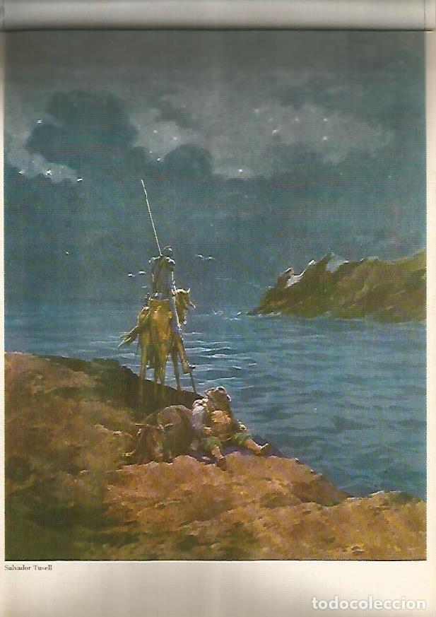 Postales: LAMINA 13019: Don Quijote y Sancho por Salvador Tusell - Varios