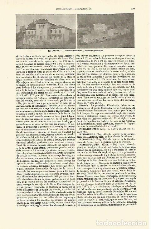 Cartes Postales: LAMINA ESPASA 13583: Asilo de ancianos y escuelas de Ribadesella Oviedo - Varios