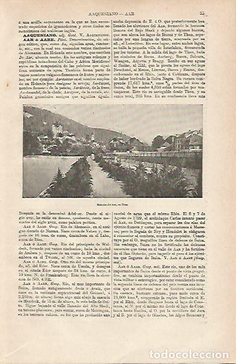 Postcards: LAMINA ESPASA 13088: Malecon del Aar en Thun Suiza - Varios