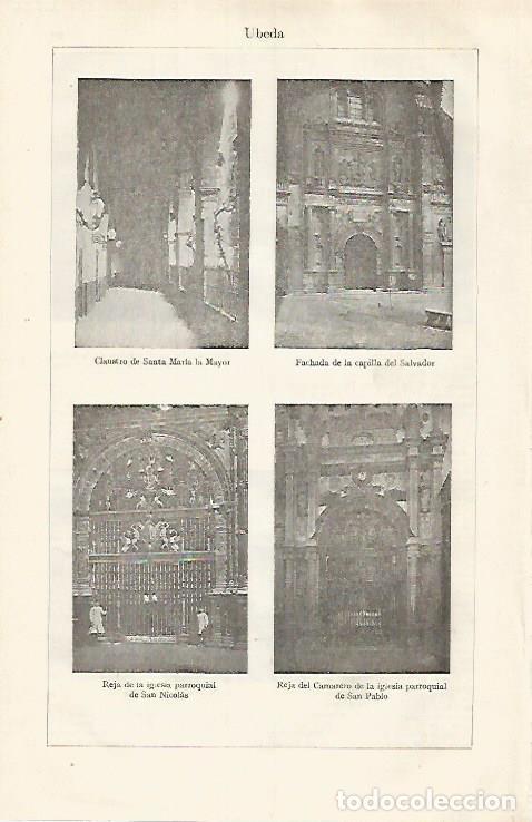 Postkarten: LAMINA ESPASA 31833: Iglesias de Ubdea Jaen - Varios