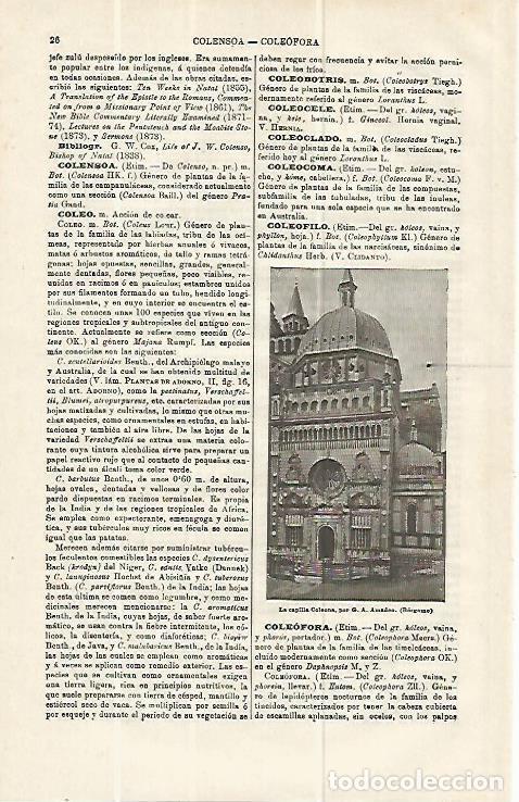 Postkarten: LAMINA ESPASA 13899: Capilla Coleone en Bergamo - Varios