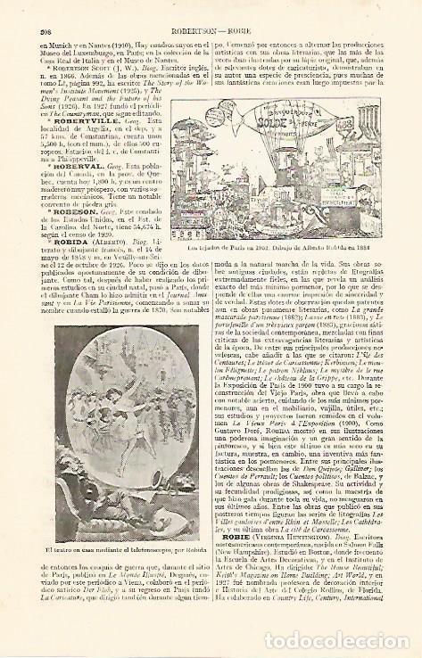 Postcards: LAMINA ESPASA 13994: Los tejados de Paris por A. Robida - Varios