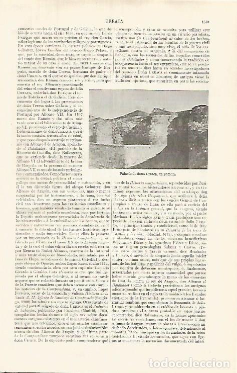 Postcards: LAMINA ESPASA 31937: Palacio de Do&ntilde;a Urraca en Zamora - Varios
