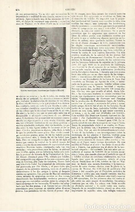 Postales: LAMINA ESPASA 32021: Goethe moribundo por Eberlei - Varios