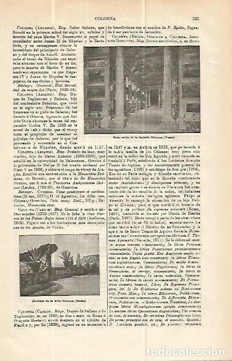 Postkarten: LAMINA ESPASA 13958: Gran salon de la Galeria Colonna en Roma - Varios