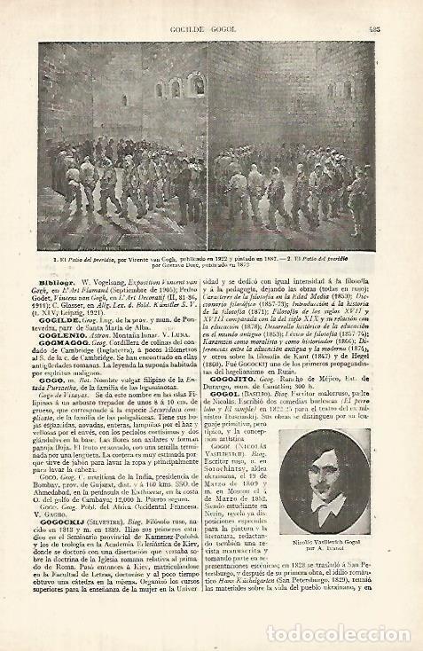 Postcards: LAMINA ESPASA 32024: El Patio del presidio por Van Gogh - Varios