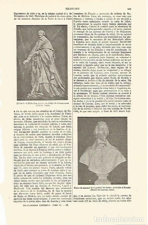 Postais: LAMINA ESPASA 13604: Cardenal Richelieu por Champayone - Varios