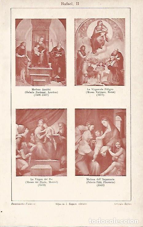 Postais: LAMINA ESPASA 5013: Virgenes pintadas por Rafael - Varios Autores