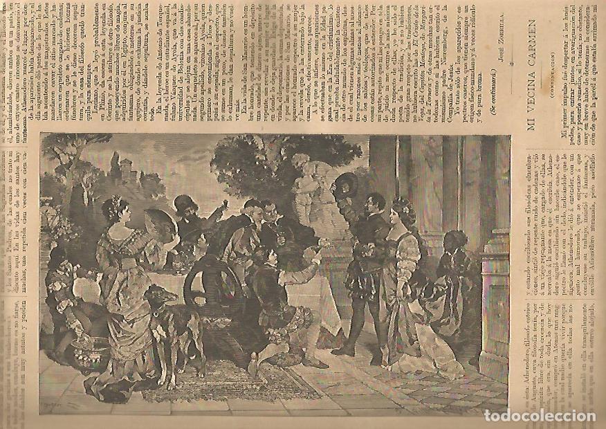 Postkarten: LAMINA 13350: La visita, por Becker - Varios