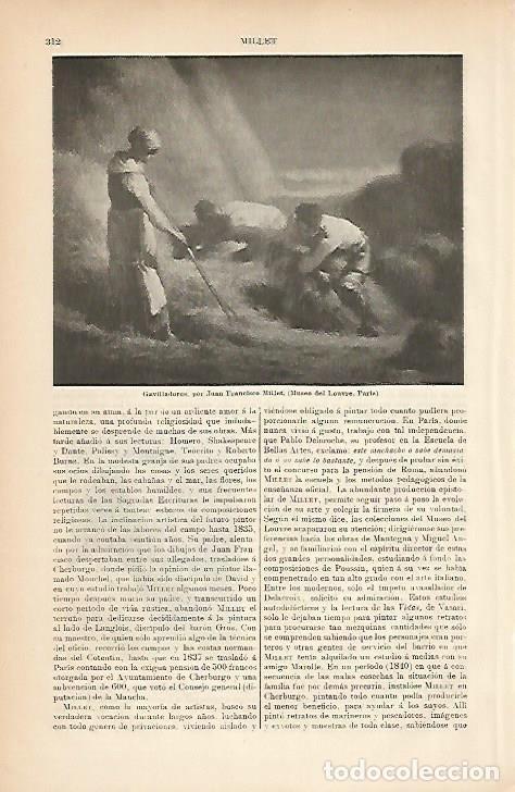 Postkarten: LAMINA ESPASA 5175: Gavilladores por Millet - Varios Autores