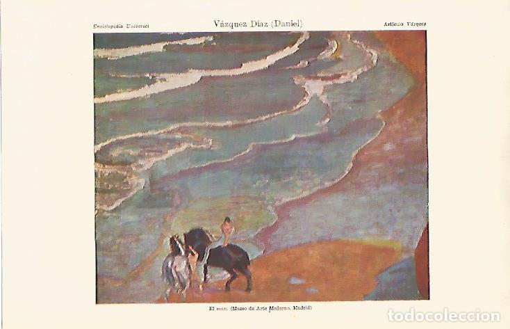 Postais: LAMINA ESPASA 5924: El mar por Daniel Vazquez Diaz - Varios Autores