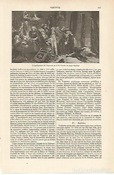 Postkarten: LAMINA ESPASA 5900: El Parlamento de Varsovia en 1773 por Mateiko - Varios Autores
