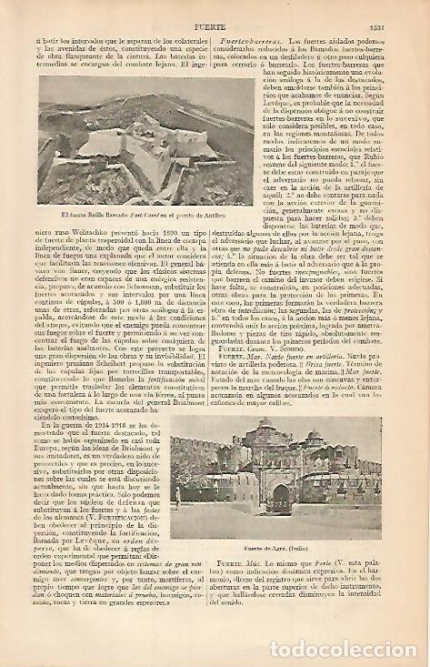 Postais: LAMINA ESPASA 3555: Fuerte Reille o Fort Carre en Antibes - Varios Autores