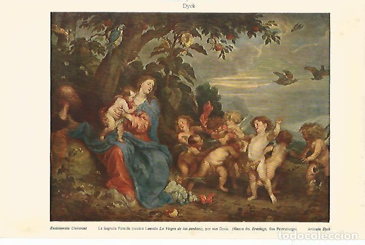 Postkarten: LAMINA ESPASA 3203: La Sagrada Familia por Van Dyck - Varios Autores