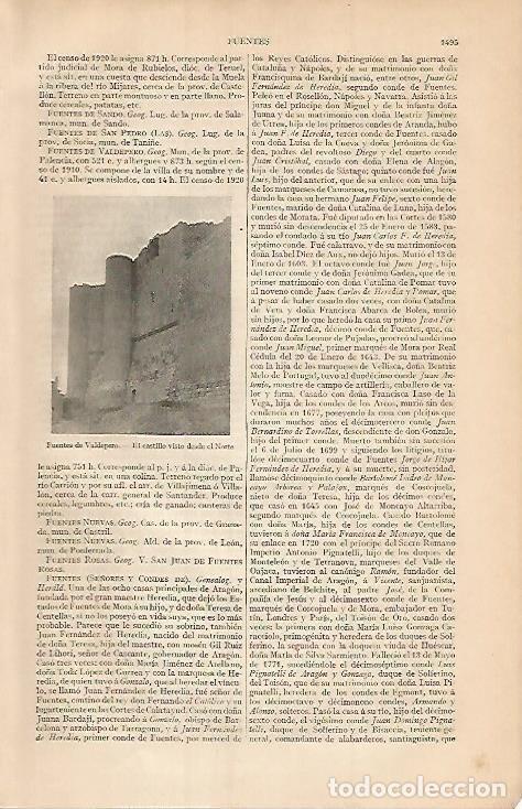 Postcards: LAMINA ESPASA 3554: Castillo de Fuentes de Valdepero Palencia - Varios Autores