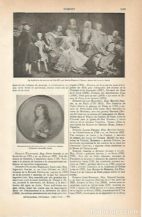 Postales: LAMINA ESPASA 3170: La familia de la nodriza de Luis XV por Dumont - Varios Autores