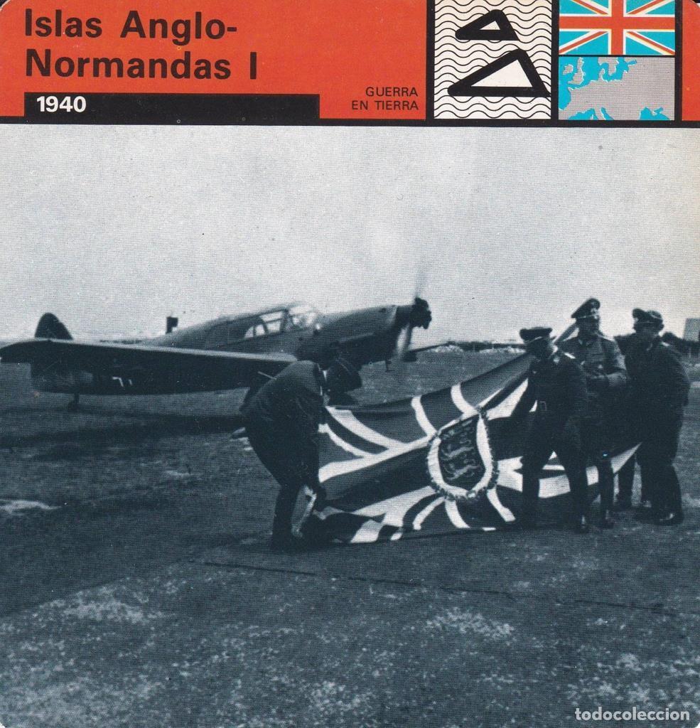 Postales: FICHA GUERRA EN TIERRA: ISLAS ANGLO-NORMANDAS I. 1940 - NULL