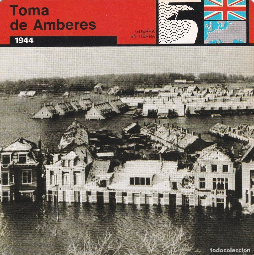 Postais: FICHA GUERRA EN TIERRA: TOMA DE AMBERES. 1944 - NULL