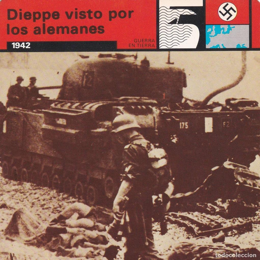 Cartoline: FICHA GUERRA EN TIERRA: DIEPPE VISTO POR LOS ALEMANES. 1942 - NULL