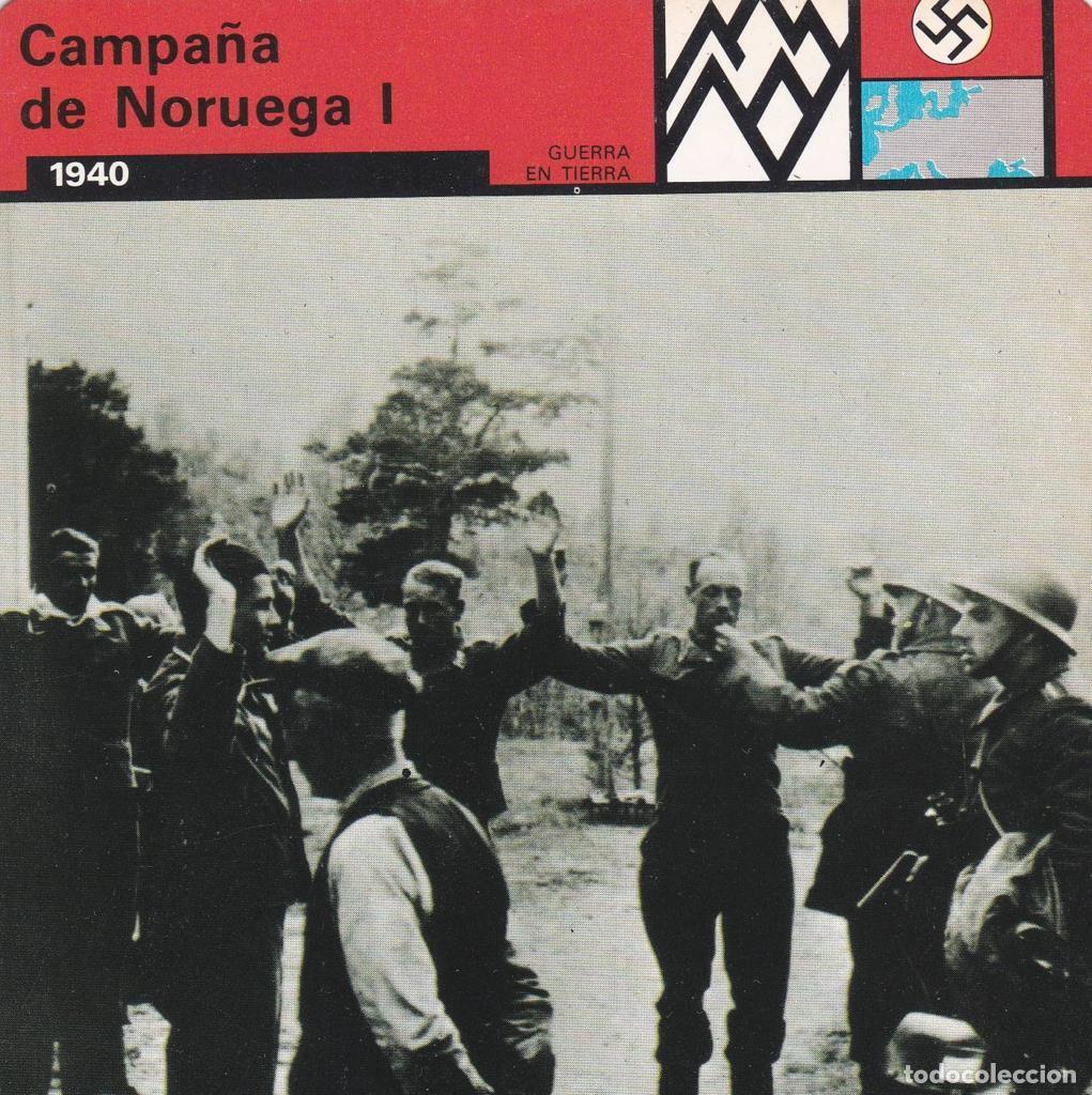 Cartes Postales: FICHA GUERRA EN TIERRA: CAMPA&Ntilde;A NORUEGA I. 1940 - NULL