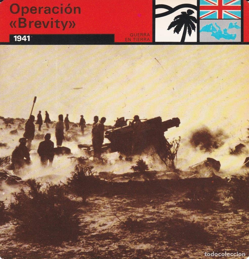 Cartes Postales: FICHA GUERRA EN TIERRA: OPERACI&Oacute;N BREVITY&rdquo;. 1941&rdquo; - NULL
