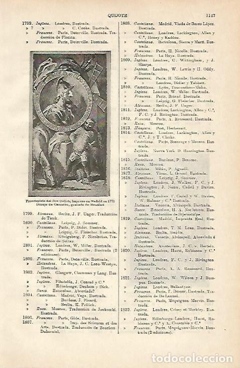 Postales: LAMINA ESPASA 3829: Edicion de 1771 de El Quijote dibujo de Camaron - Varios Autores