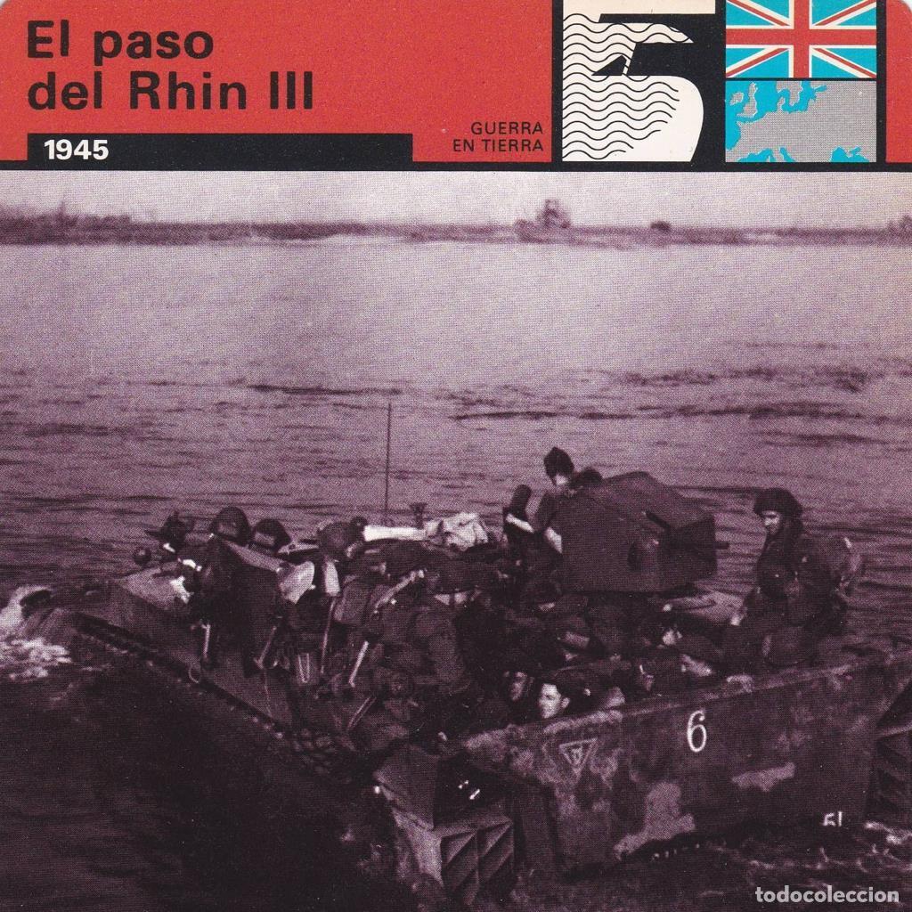 Cartes Postales: FICHA GUERRA EN TIERRA: EL PASO DEL RHIN III. 1945 - NULL