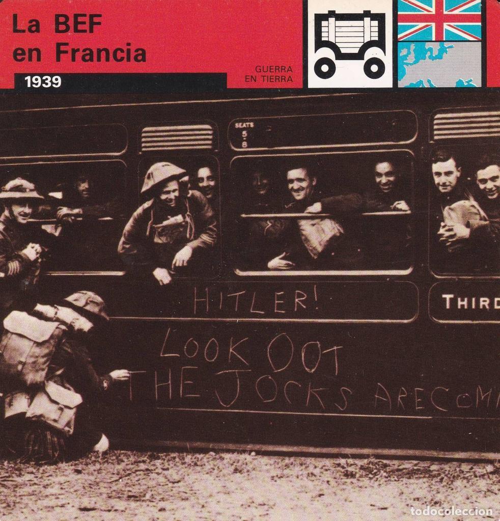 Cartes Postales: FICHA GUERRA EN TIERRA: LA BEF EN FRANCIA. 1939 - NULL