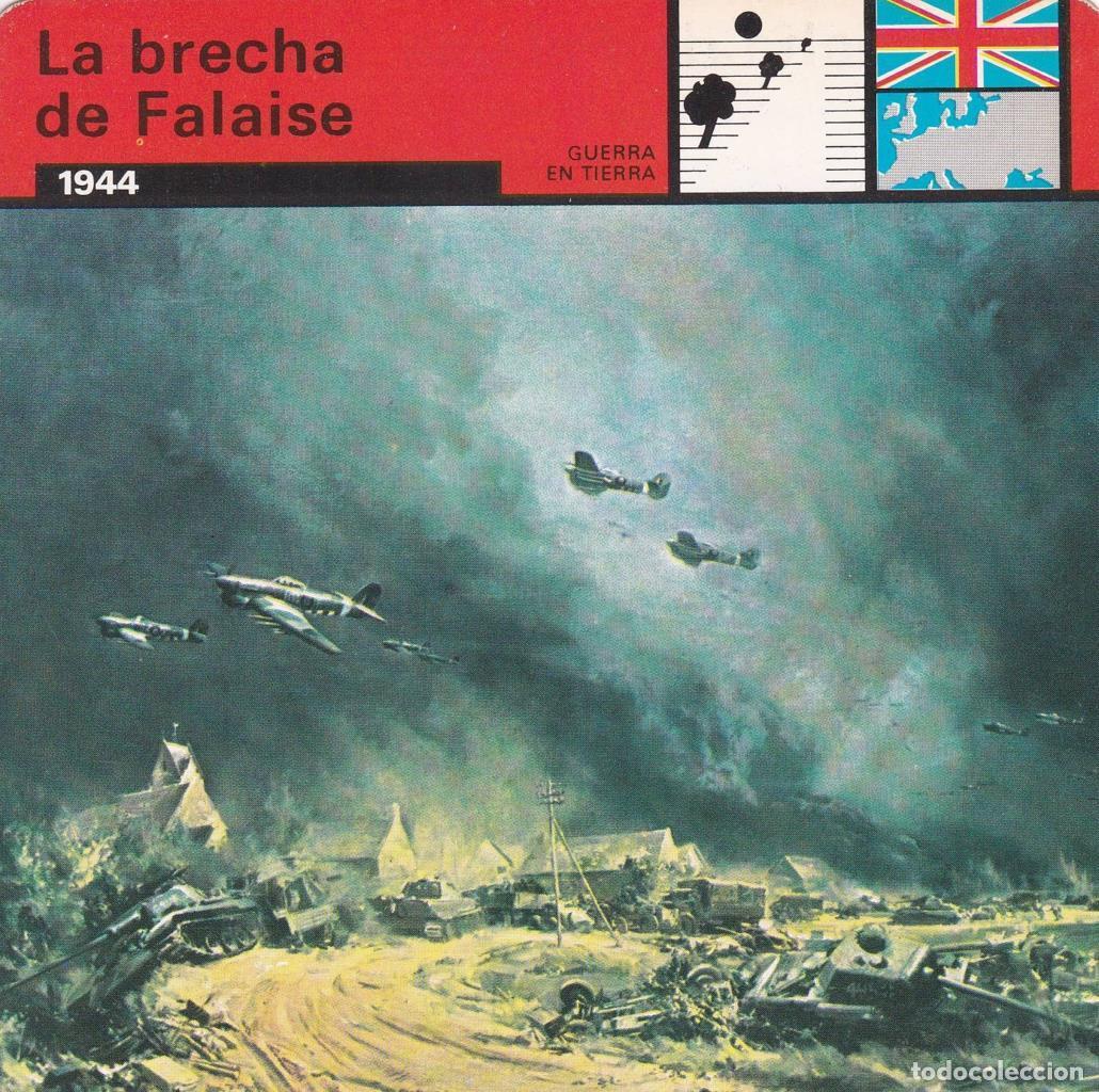 Cartes Postales: FICHA GUERRA EN TIERRA: LA BRECHA DE FALAISE. 1944 - NULL