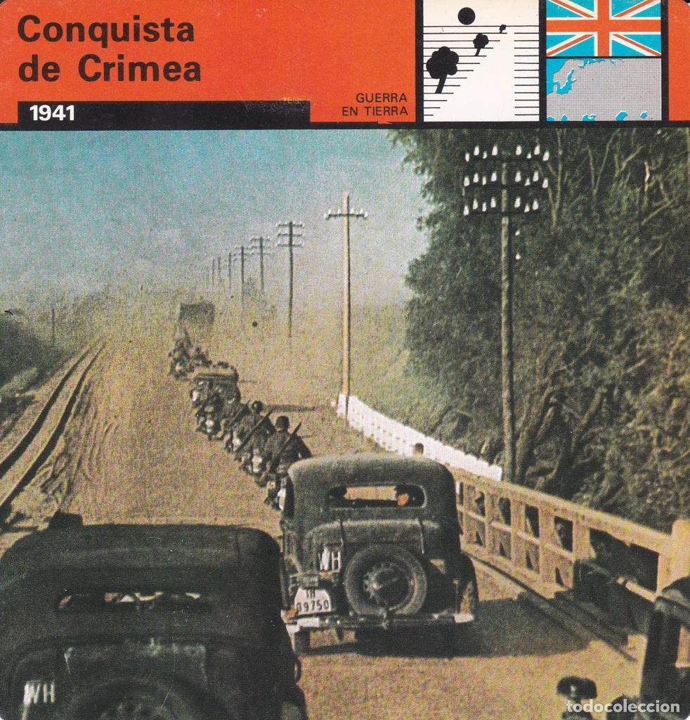 Postkarten: FICHA GUERRA EN TIERRA: CONQUISTA DE CRIMEA. 1941 - NULL