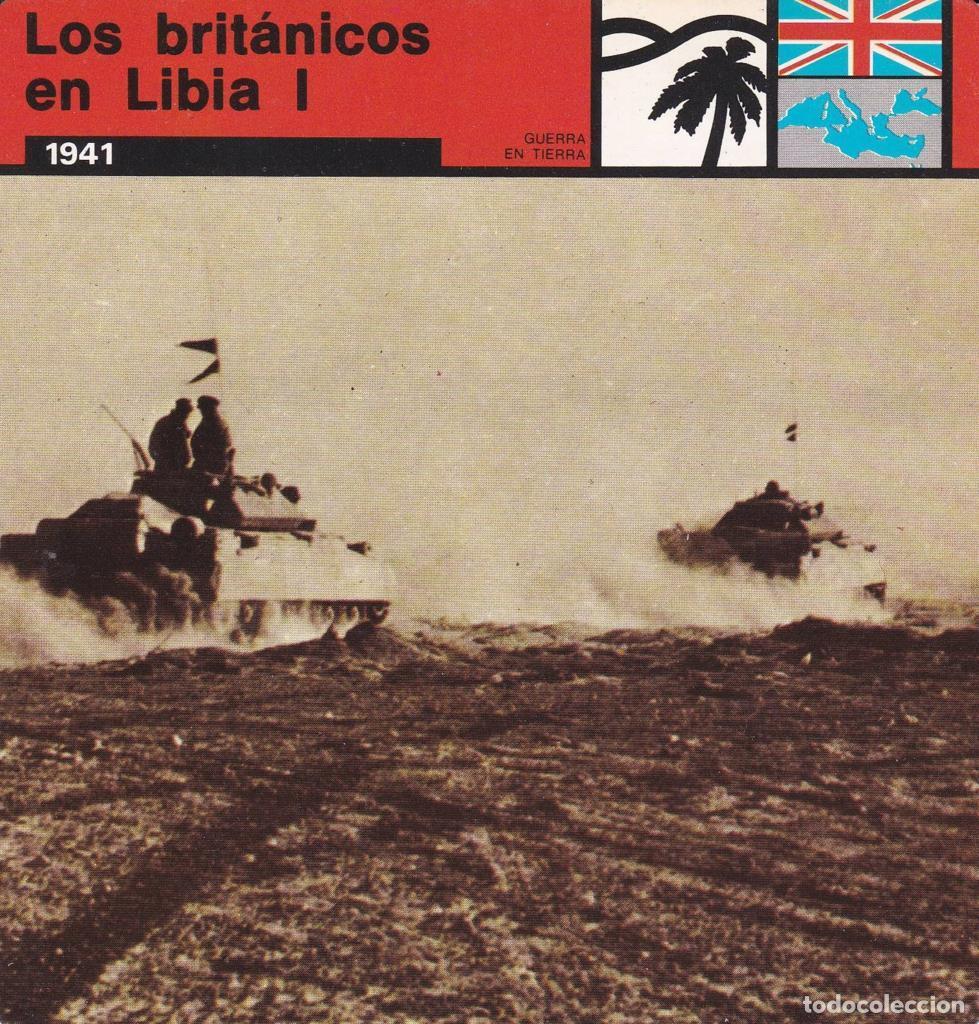 Postcards: FICHA GUERRA EN TIERRA: LOS BRITANICOS EN LIBIA I. 1941 - NULL