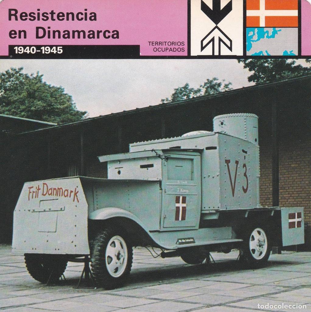 Postcards: FICHA TERRITORIOS OCUPADOS: RESISTENCIA EN DINAMARCA. 1940-1945 - NULL