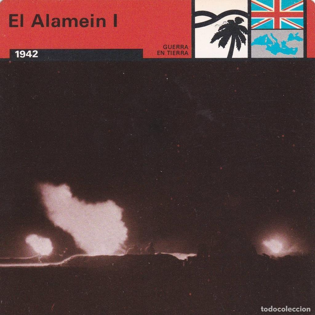 Postcards: FICHA GUERRA EN TIERRA: EL ALAMEIN I. 1942 - NULL