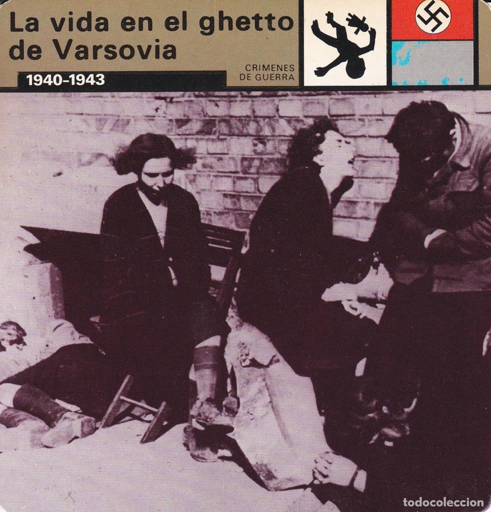 Postais: FICHA CRIMENES DE GUERRA: LA VIDA EN EL GHETTO DE VARSOVIA. 1940-1943 - NULL