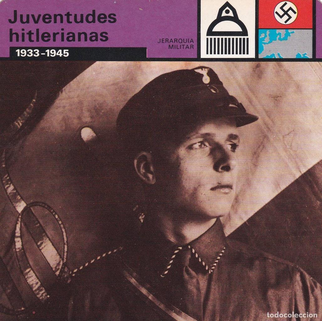 Postales: FICHA JERARQUIA MILITAR: JUVENTUDES HITLERIANAS. 1933-1945 - NULL
