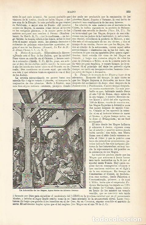 Postkarten: LAMINA ESPASA 3885: La Adoracion de los Magos por Durero - Varios Autores