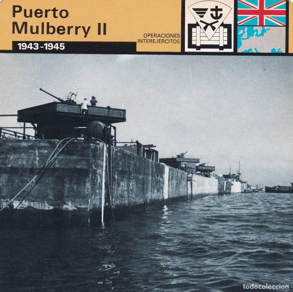 Postales: FICHA OPERACIONES INTEREJERCITOS: PUERTO MULBERRY II. 1943-1945 - NULL