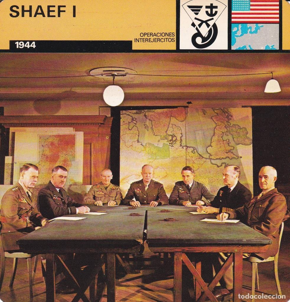Postales: FICHA OPERACIONES INTEREJERCITOS: SHAEF I. 1944 - NULL