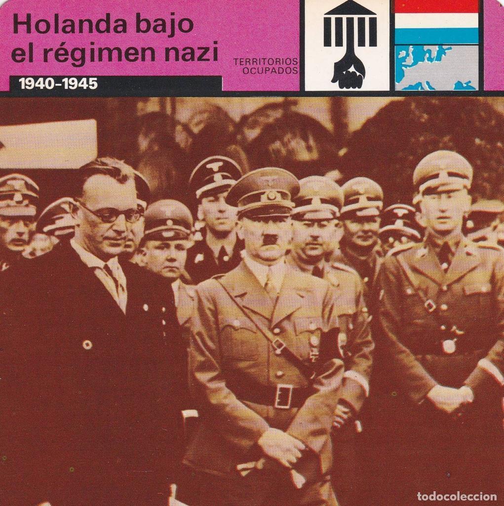 Postales: FICHA TERRITORIOS OCUPADOS: HOLANDA BAJO EL REGIMEN NAZI. 1940-1945 - NULL