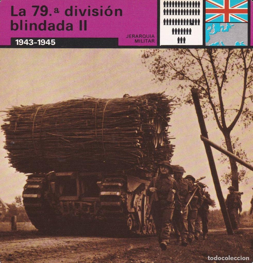 Postales: FICHA JERARQUIA MILITAR: LA 79 DIVISION BLINDADA II. 1943-1945 - NULL