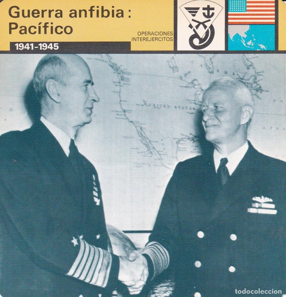 Postkarten: FICHA OPERACIONES INTEREJERCITOS: GUERRA ANFIBIA: PACIFICO. 1941-1945 - NULL