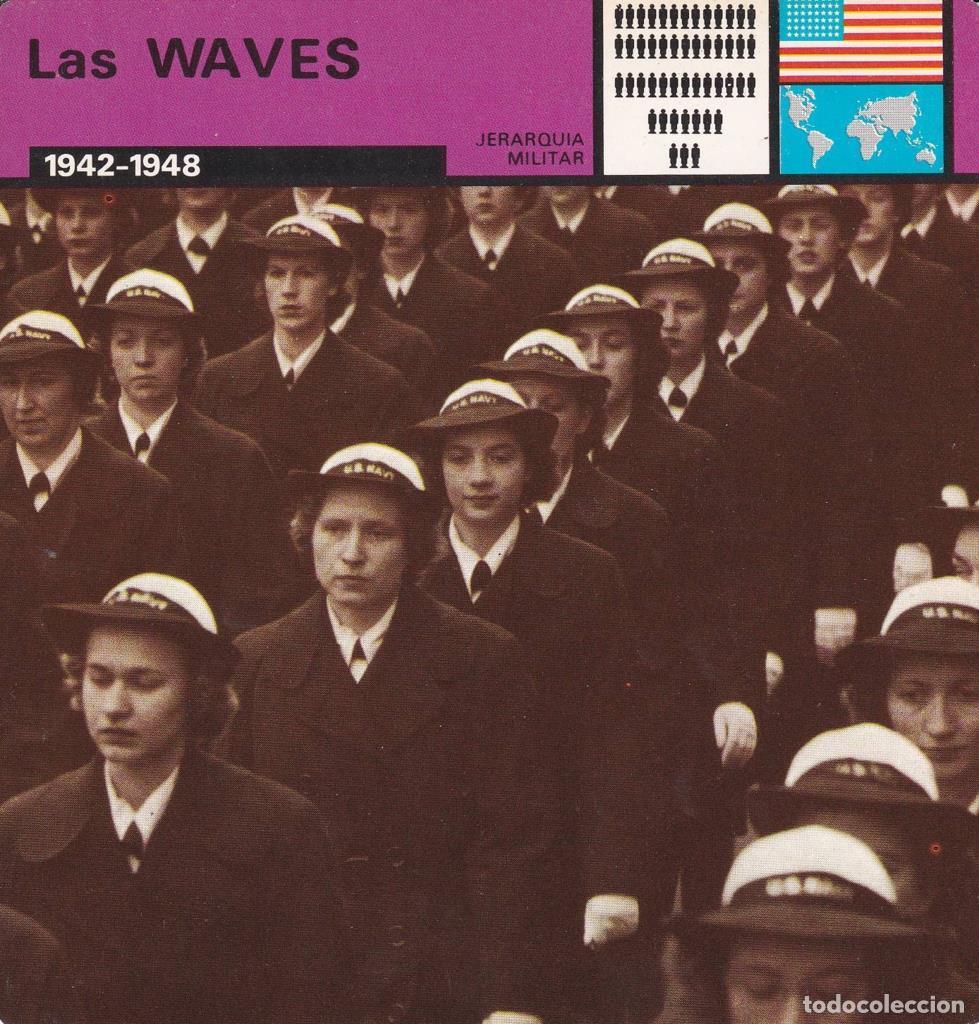 Cartes Postales: FICHA JERARQUIA MILITAR: LAS WAVES. 1942-1945 - NULL